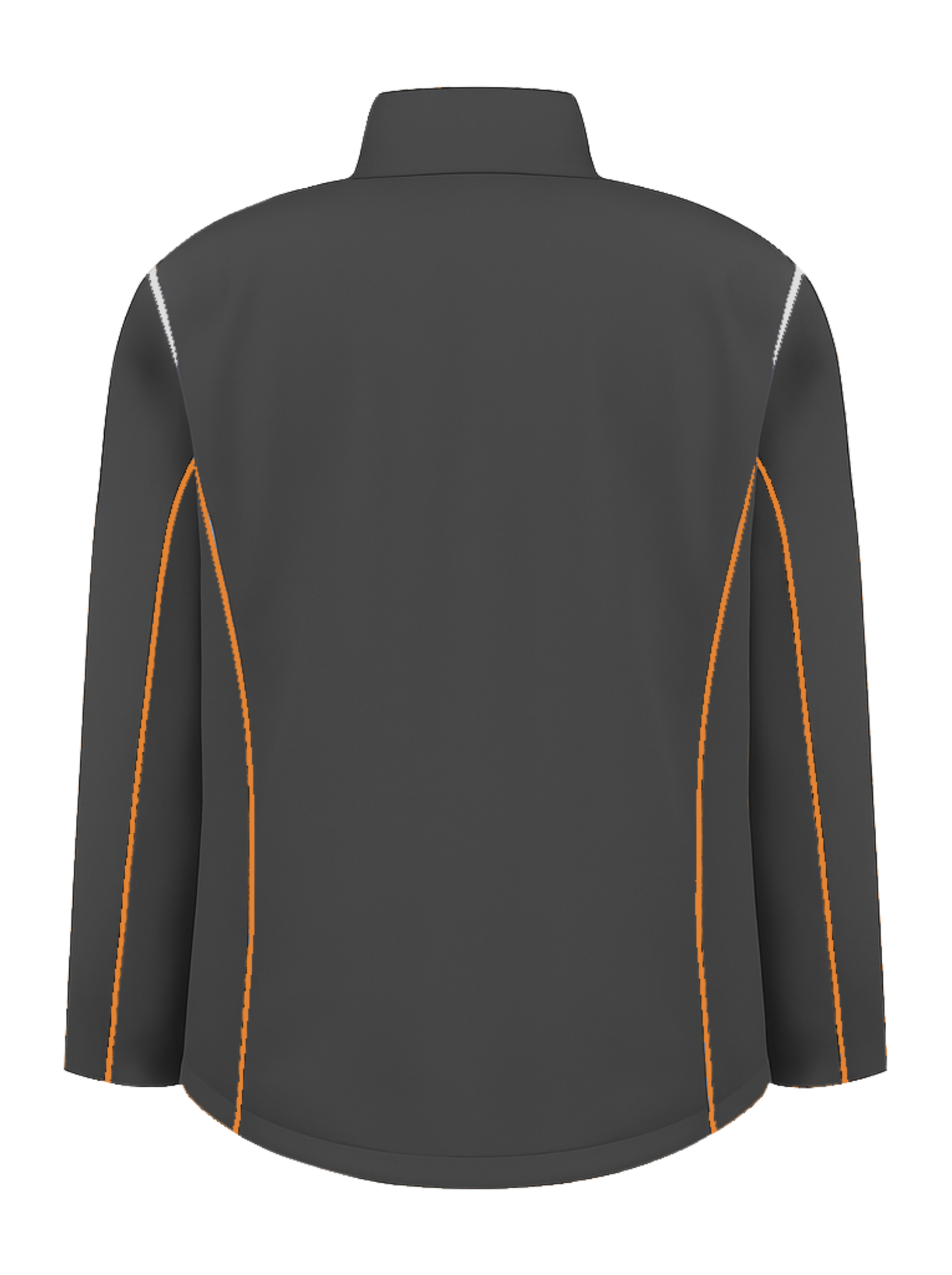 Comfortabele softshell werkjas – antraciet/oranje