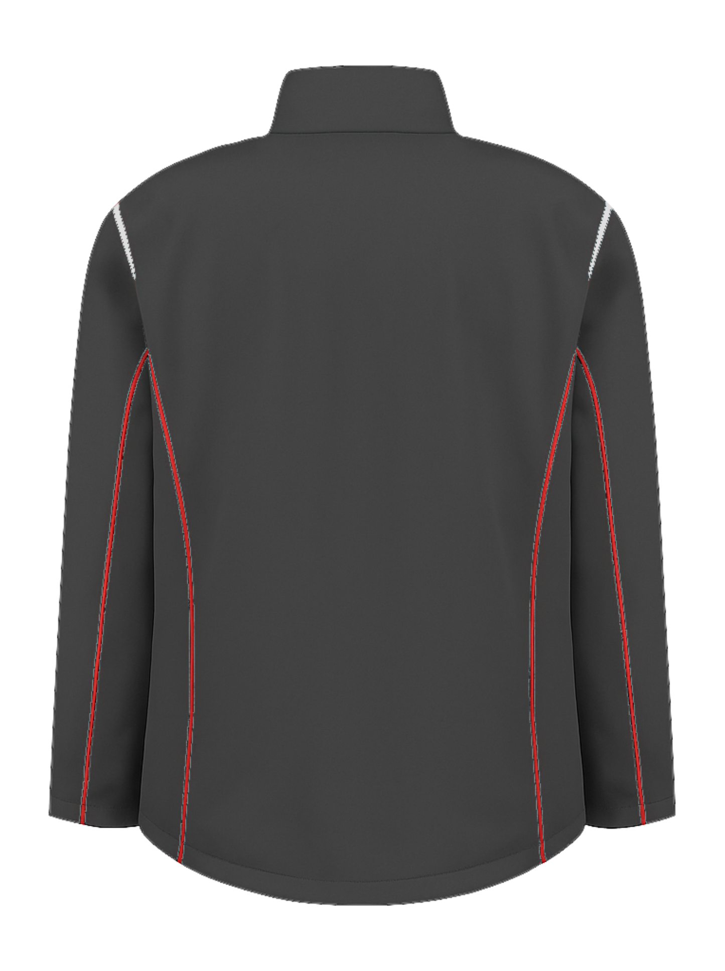Comfortabele softshell werkjas – antraciet/rood