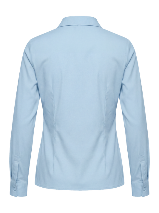 Damesblouse – lichtblauw