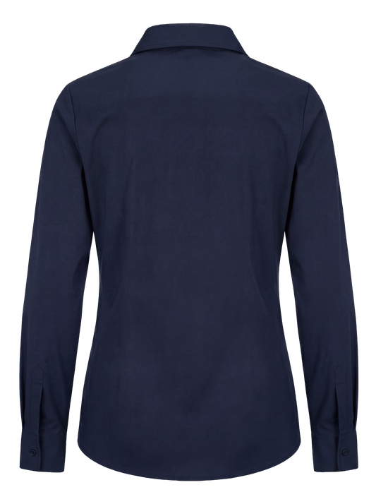Dames travel blouse – navy