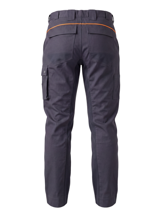 Werkbroek navy/oranje
