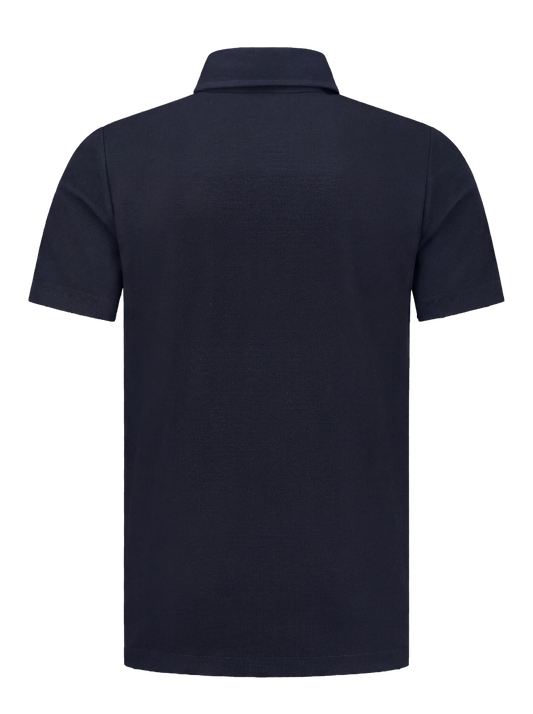 Representatieve polo met logostof -navy