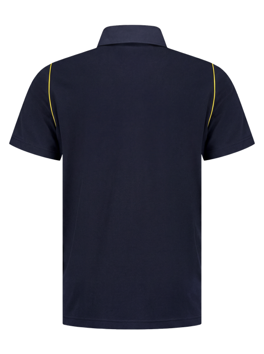 Werkpolo- navy/geel