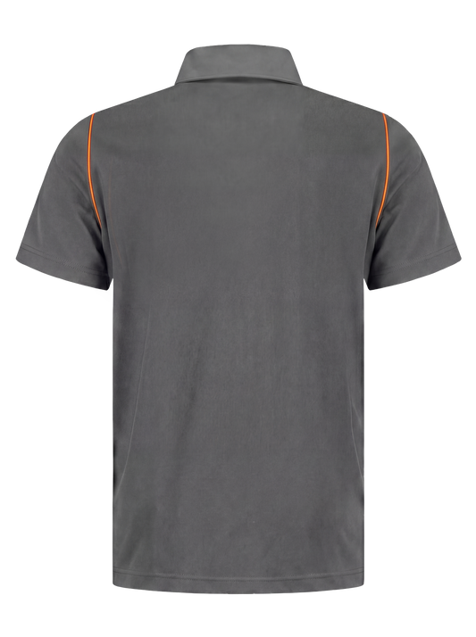 Werkpolo- antraciet/oranje