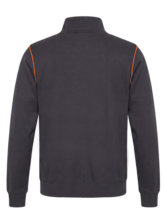 Werkvest antraciet/oranje