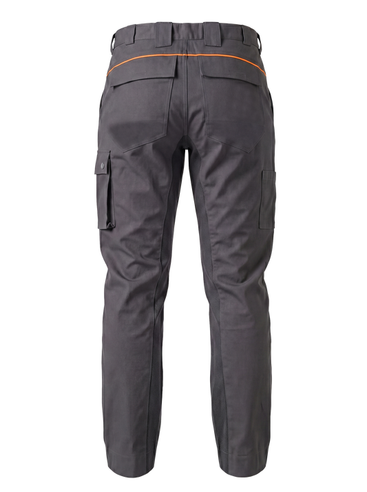Werkbroek antraciet/oranje