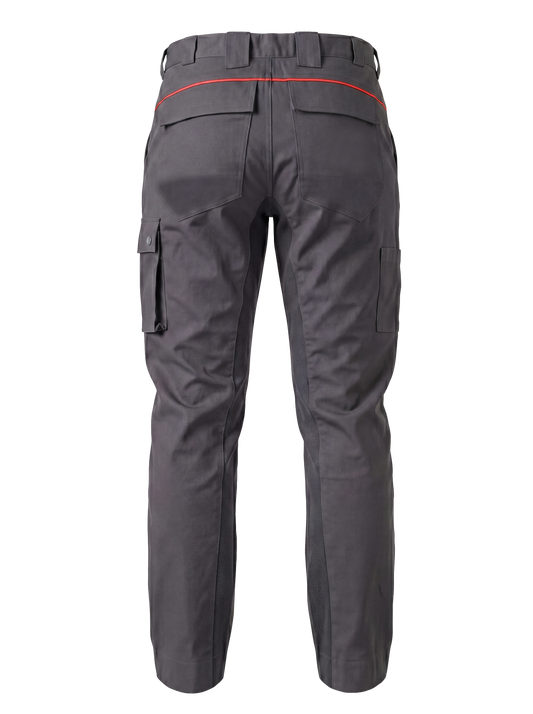 Werkbroek antraciet/rood