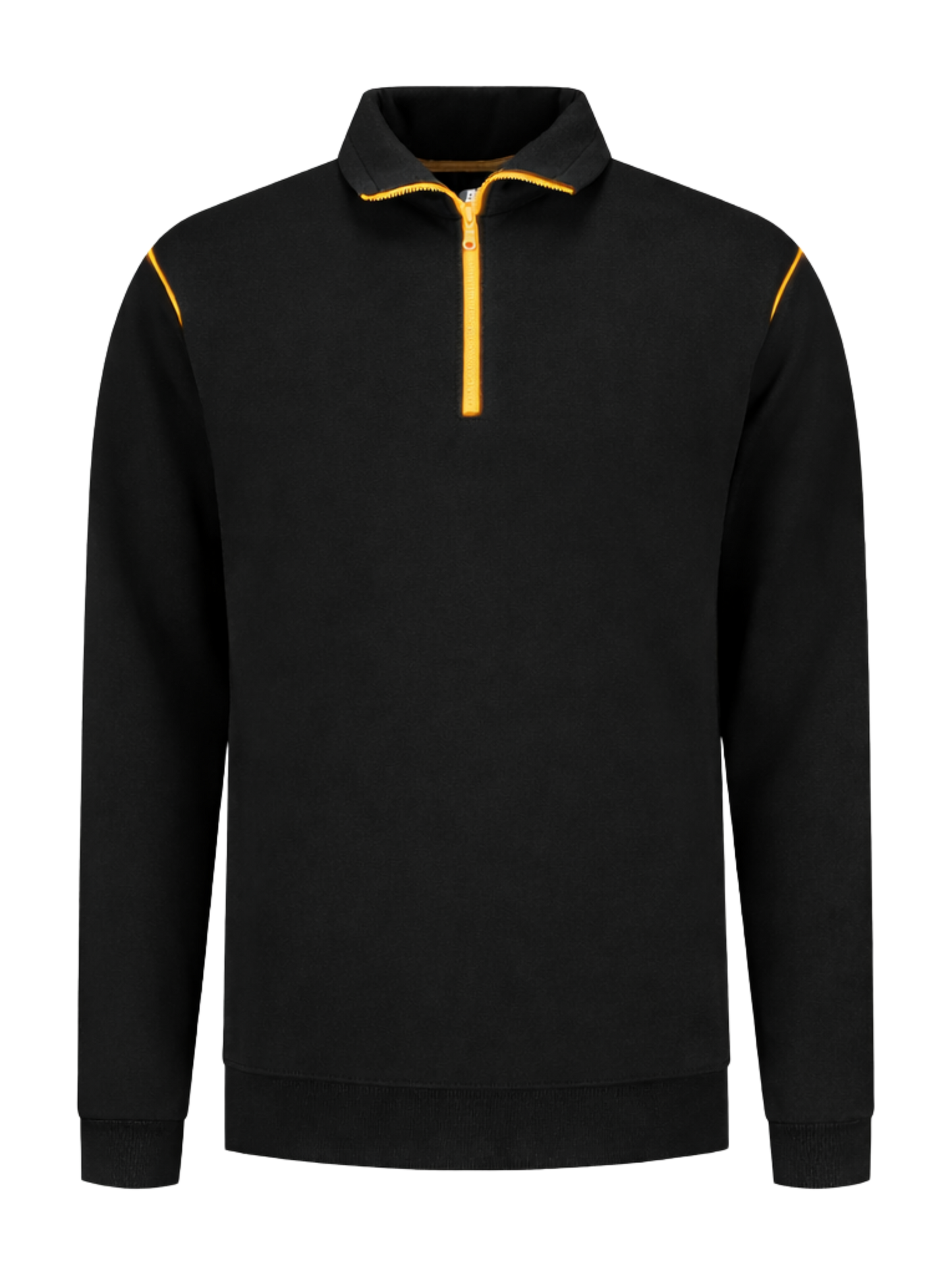 Werksweater zwart/geel