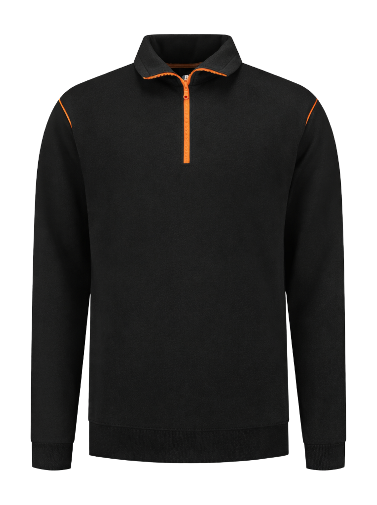 Werksweater zwart/oranje