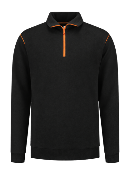 Werksweater zwart/oranje