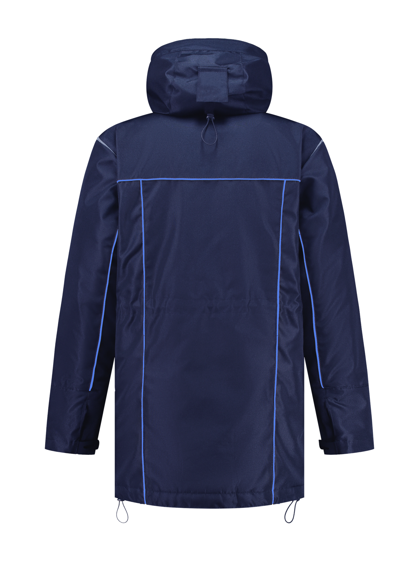 Water- en winddichte winterwerkjas – navy/kobalt