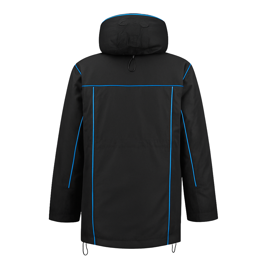 Winter werkjas met kleuraccent voor professionals  warm, waterdicht en herkenbaar