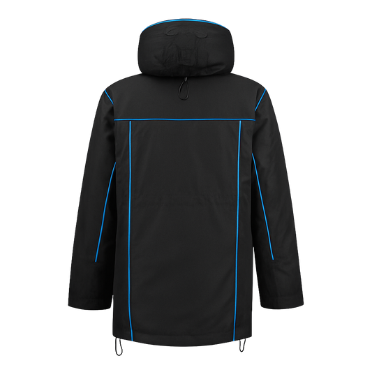 Winter werkjas met kleuraccent voor professionals  warm, waterdicht en herkenbaar