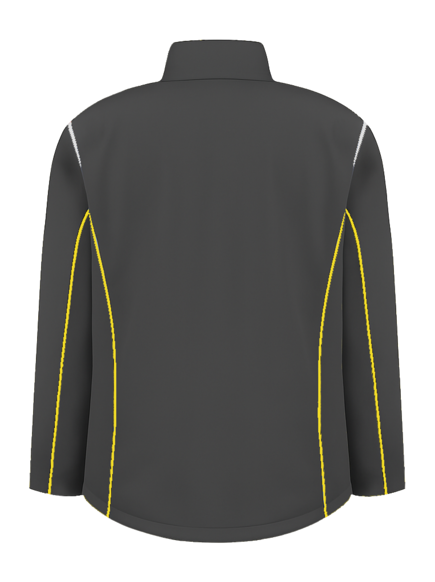 Comfortabele softshell werkjas – antraciet/geel