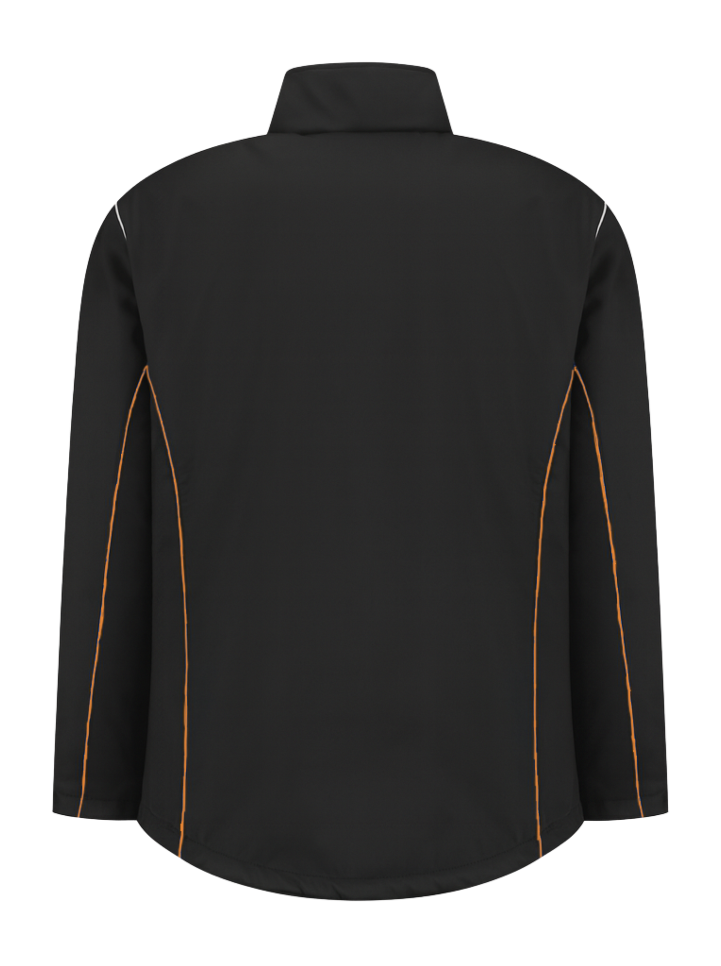 Comfortabele softshell werkjas – zwart/oranje
