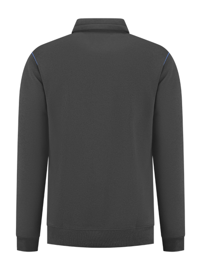 Werksweater antraciet/kobalt