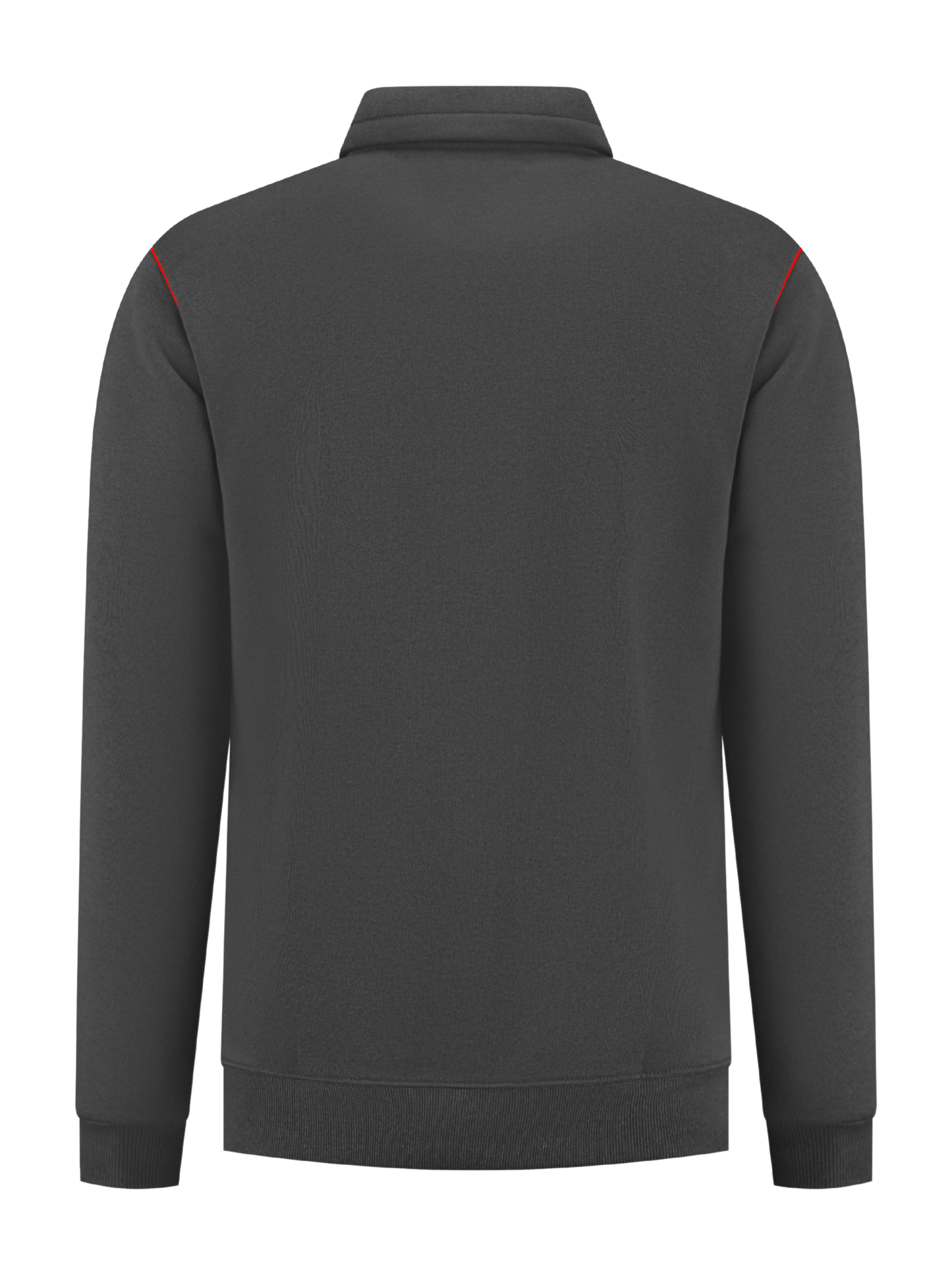 Werksweater antraciet/rood