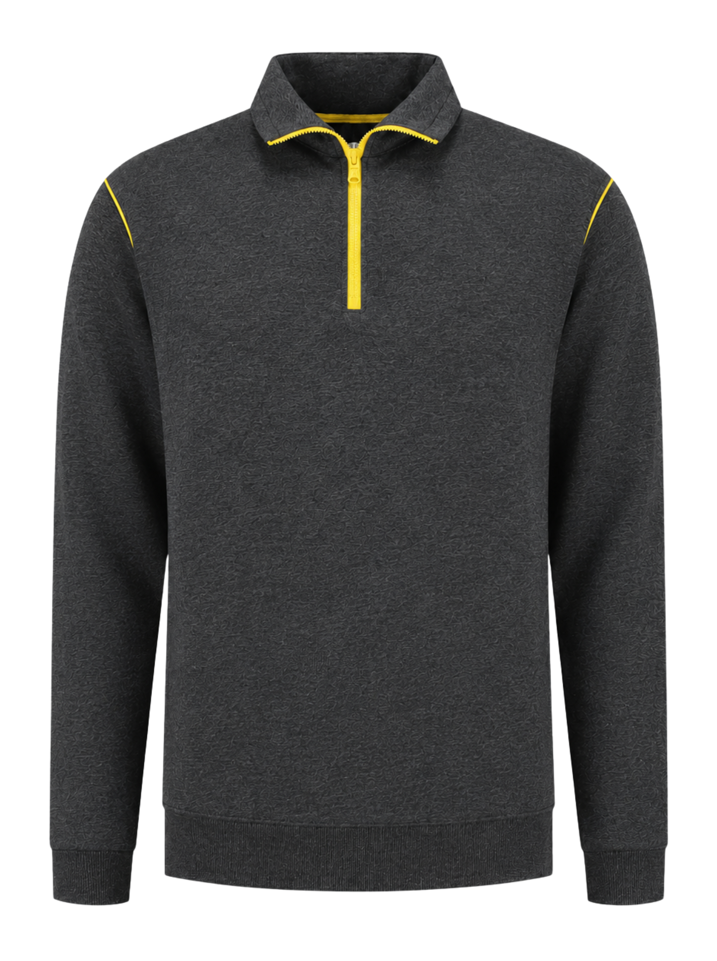 Werksweater antraciet/geel