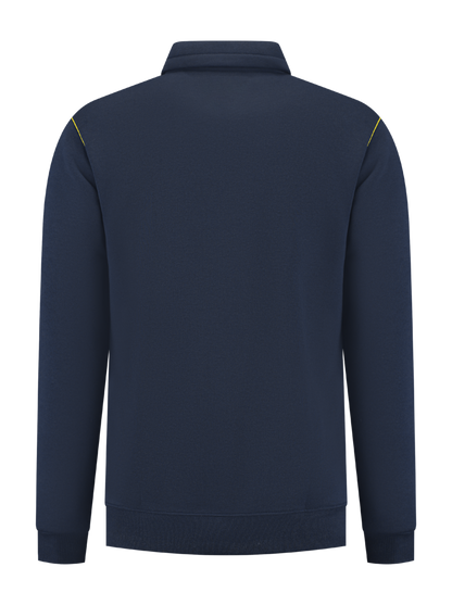 Werksweater navy/geel