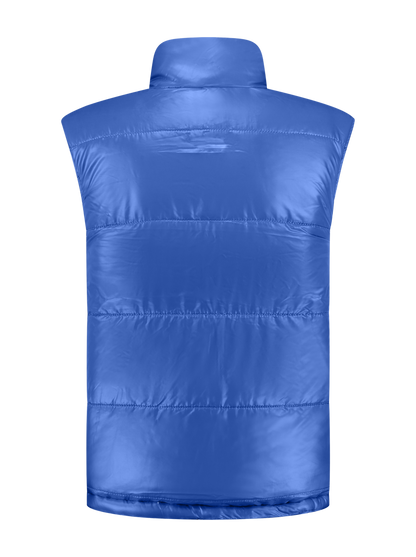 Omkeerbare werkbodywarmer – navy/kobalt