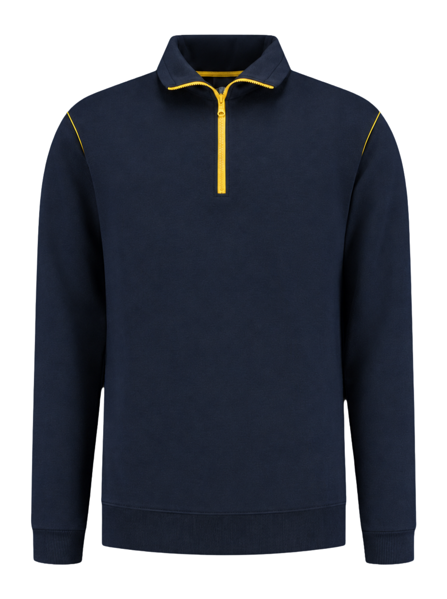 Werksweater navy/geel