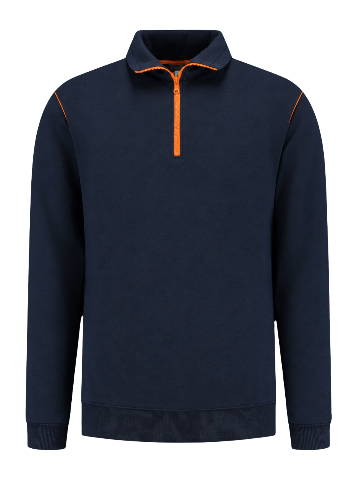 Werksweater navy/oranje