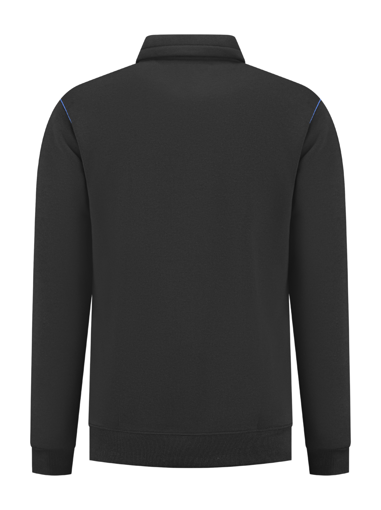 Werksweater zwart/kobalt