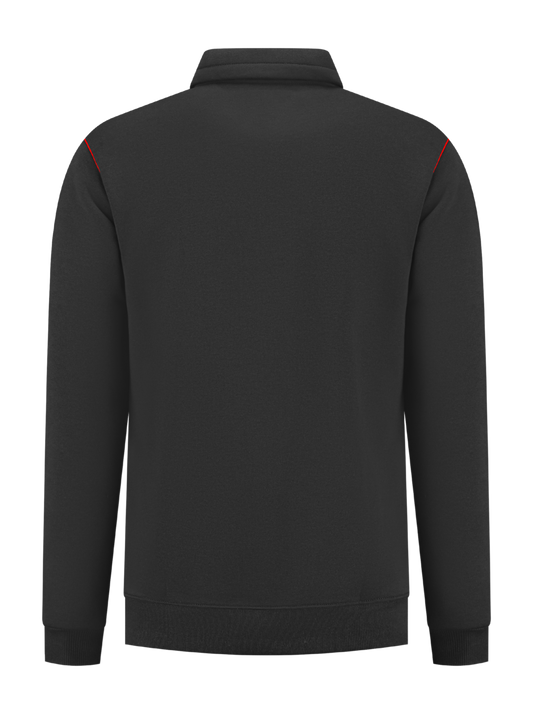 Werksweater zwart/rood