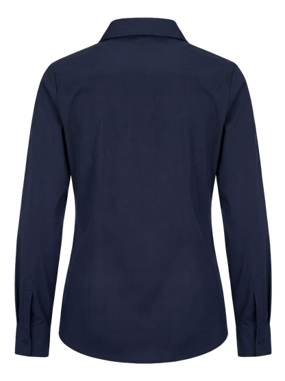 Dames travel blouse – navy