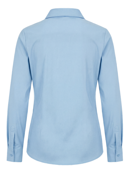 Dames travel blouse – lichtblauw
