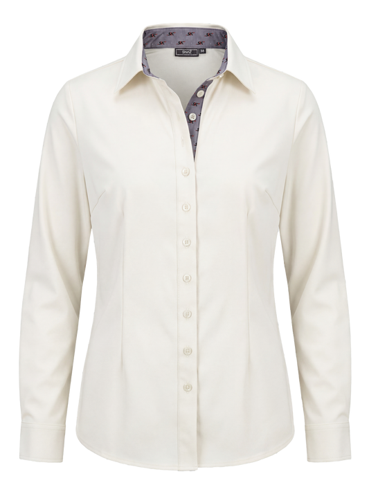 Dames travel blouse – offwhite