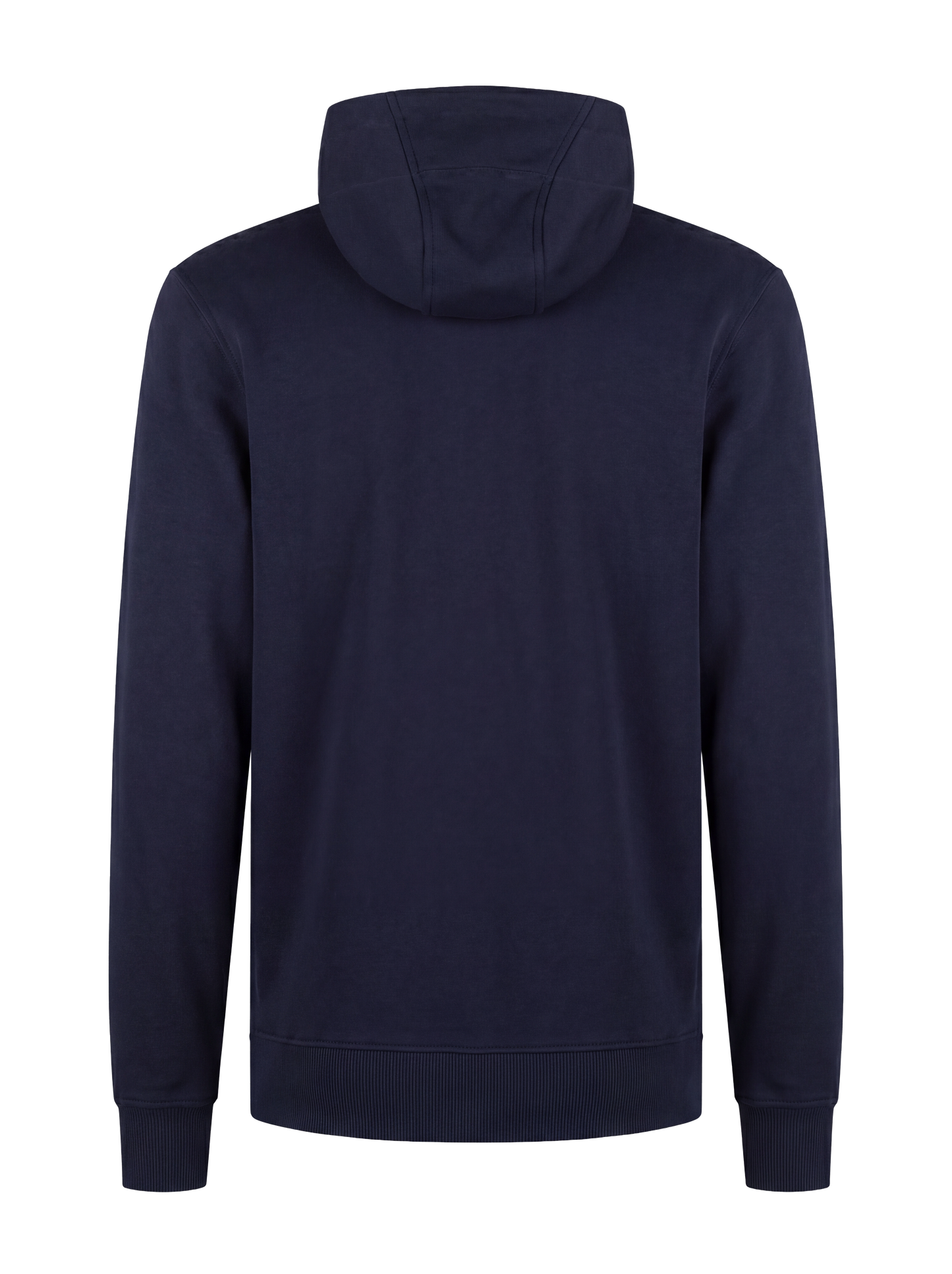 Werkhoodie navy/geel