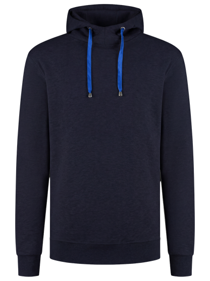 Werkhoodie navy/kobalt