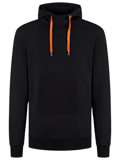 Werkhoodie zwart/oranje
