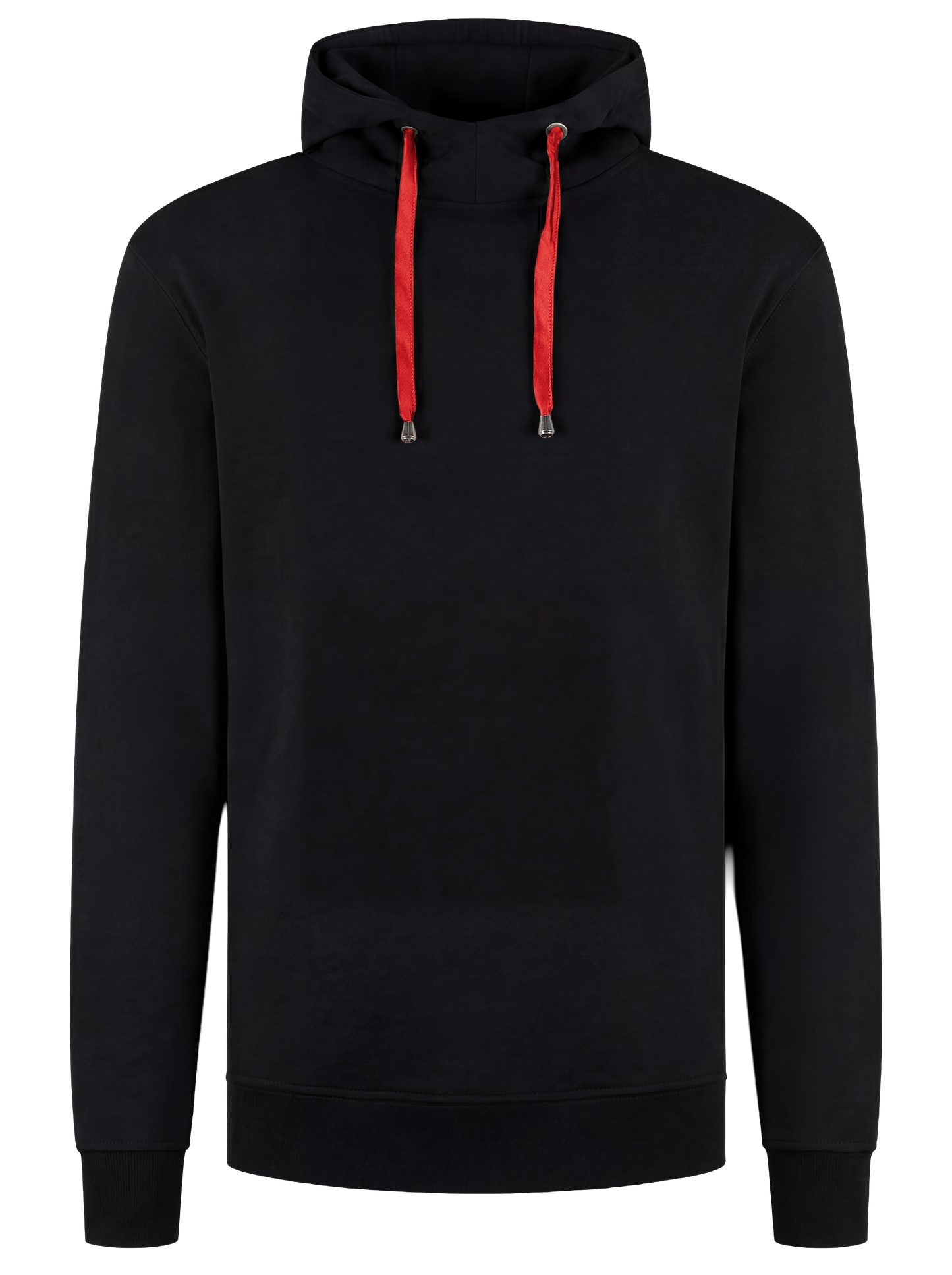 Werkhoodie zwart/rood