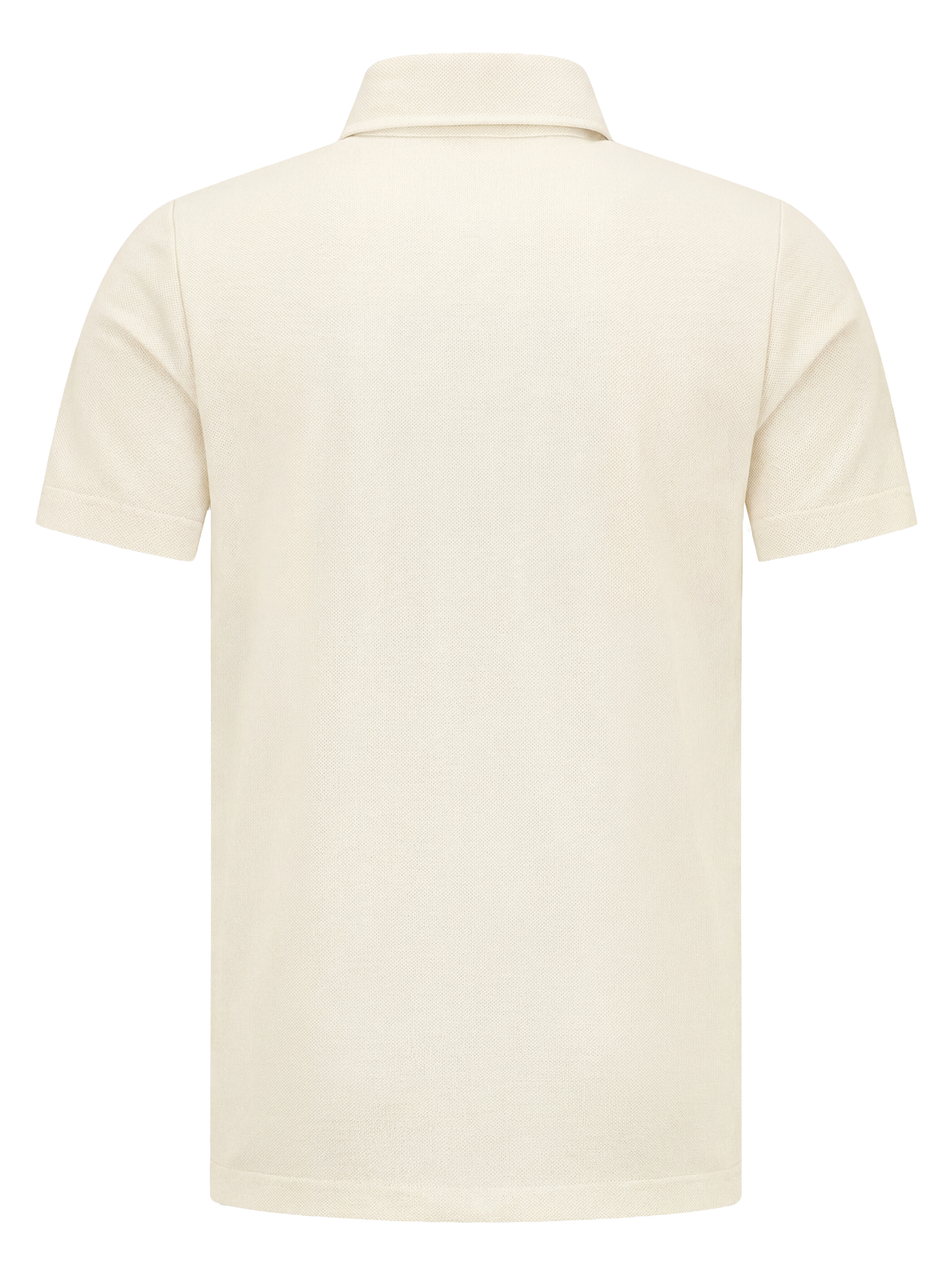Representatieve polo met logostof -offwhite