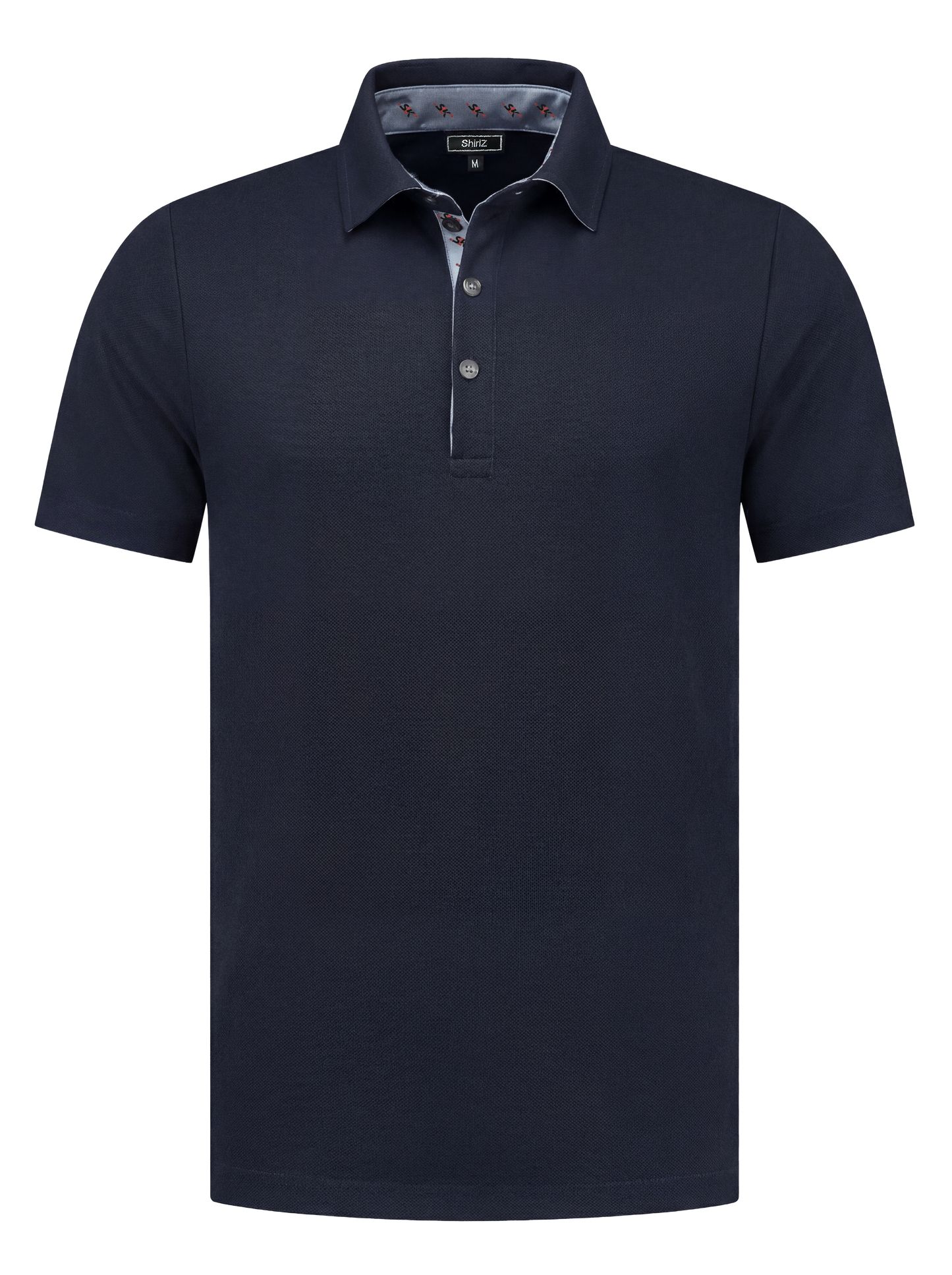 Representatieve polo met logostof -navy