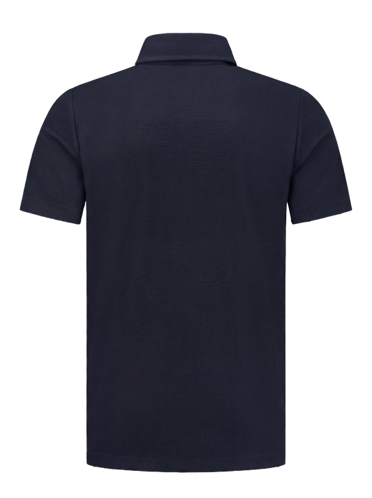 Representatieve polo met logostof -navy