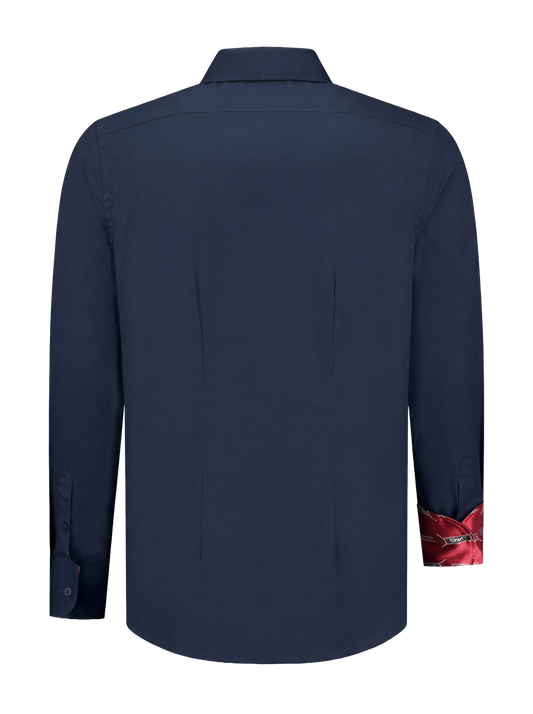Herenoverhemd – navy
