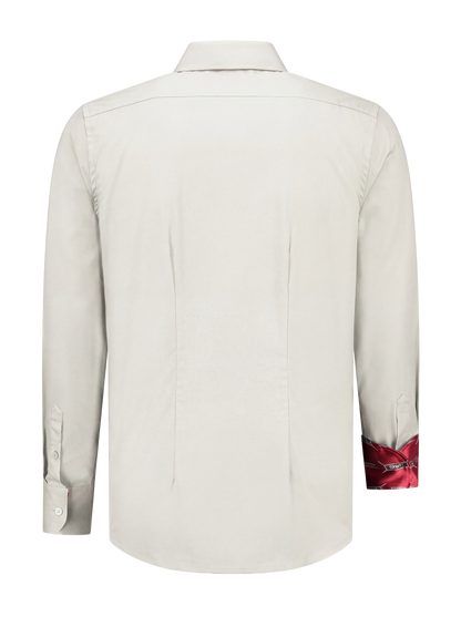 Herenoverhemd – offwhite