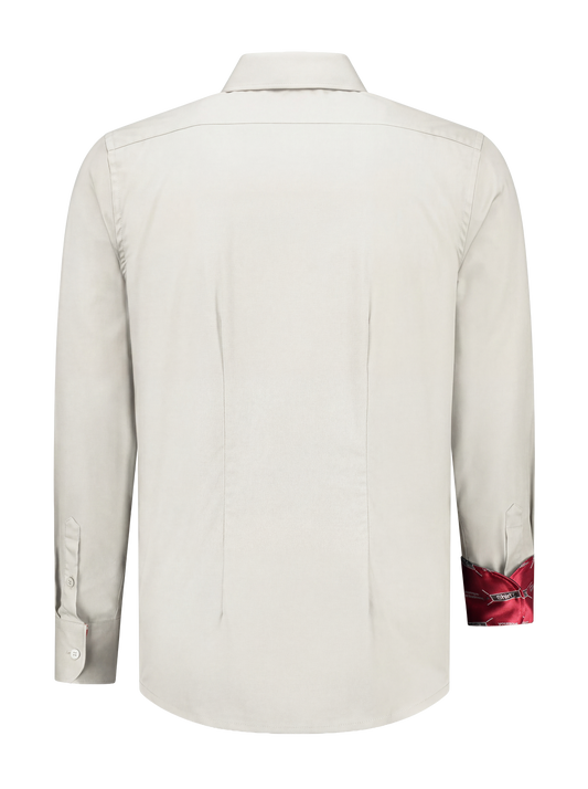Herenoverhemd – offwhite