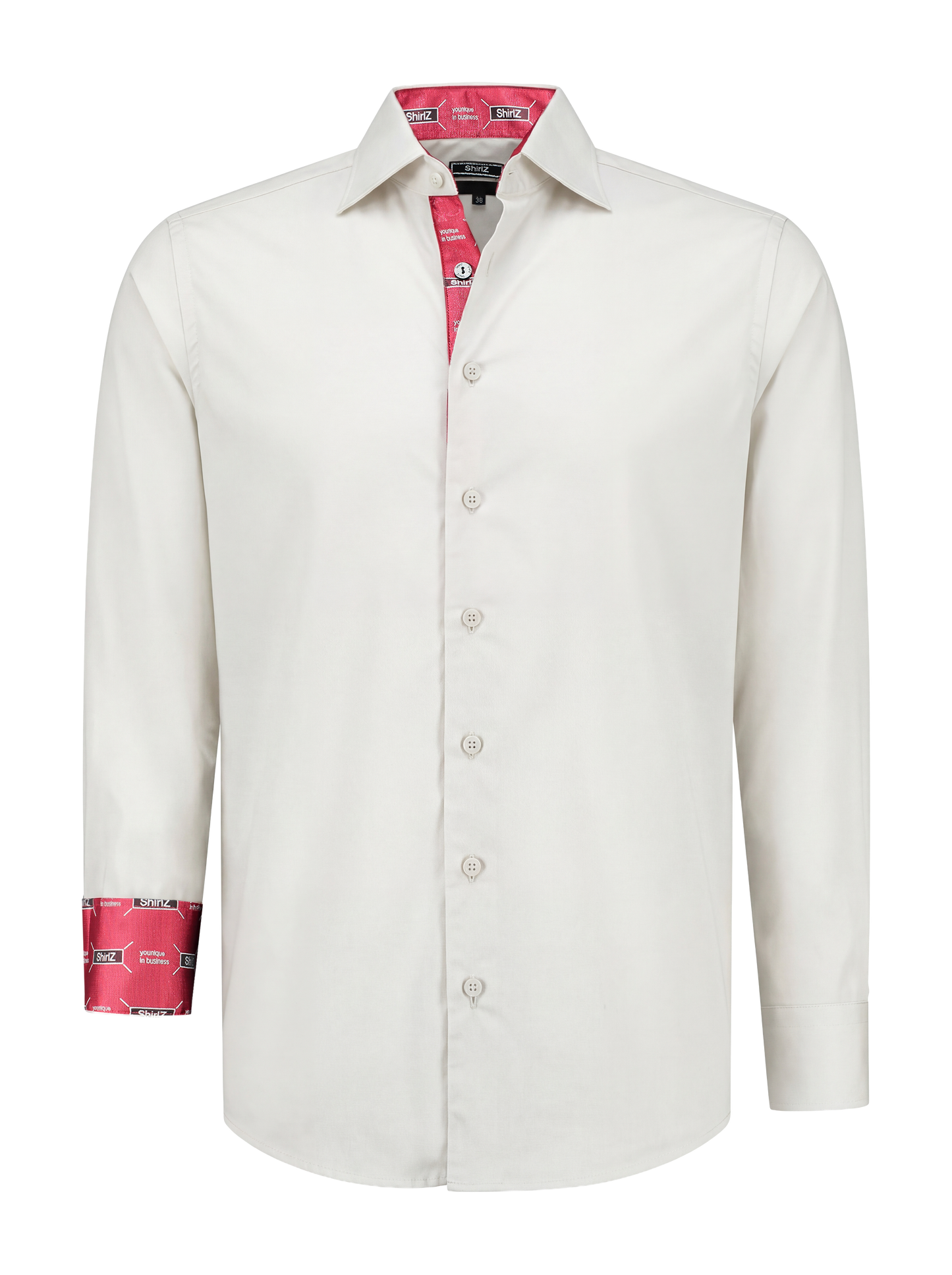 Herenoverhemd – offwhite