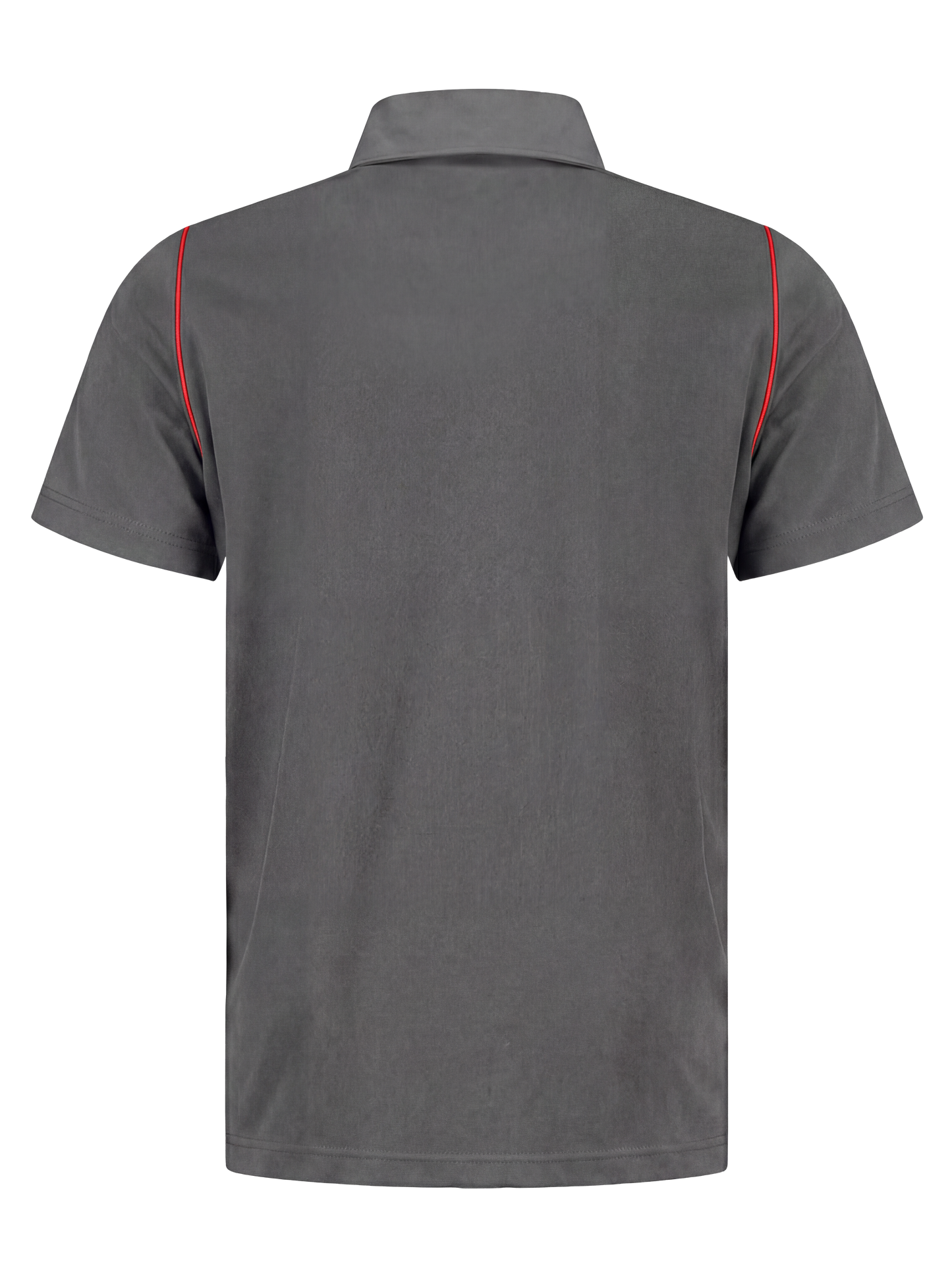 Werkpolo- antraciet/rood