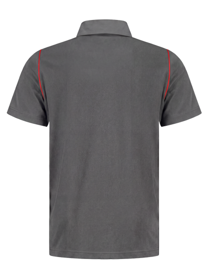Werkpolo- antraciet/rood