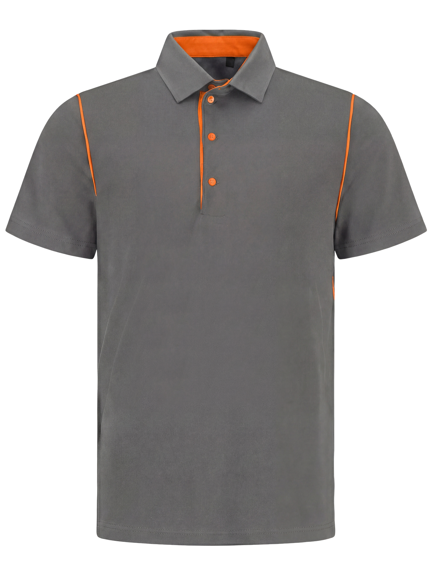Werkpolo- antraciet/oranje