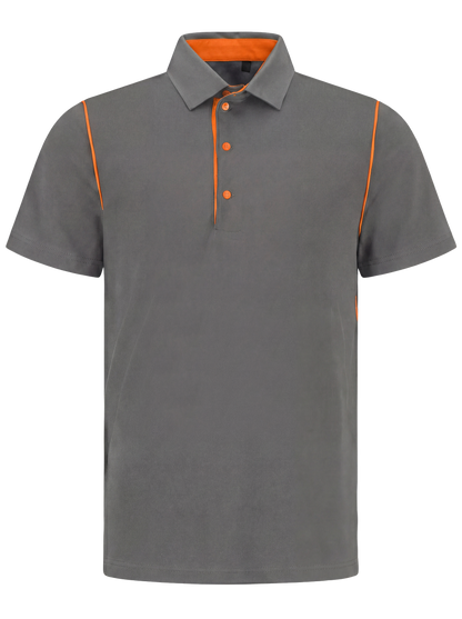 Werkpolo- antraciet/oranje