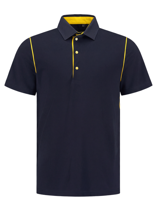 Werkpolo- navy/geel