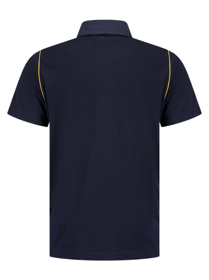 Werkpolo- navy/geel