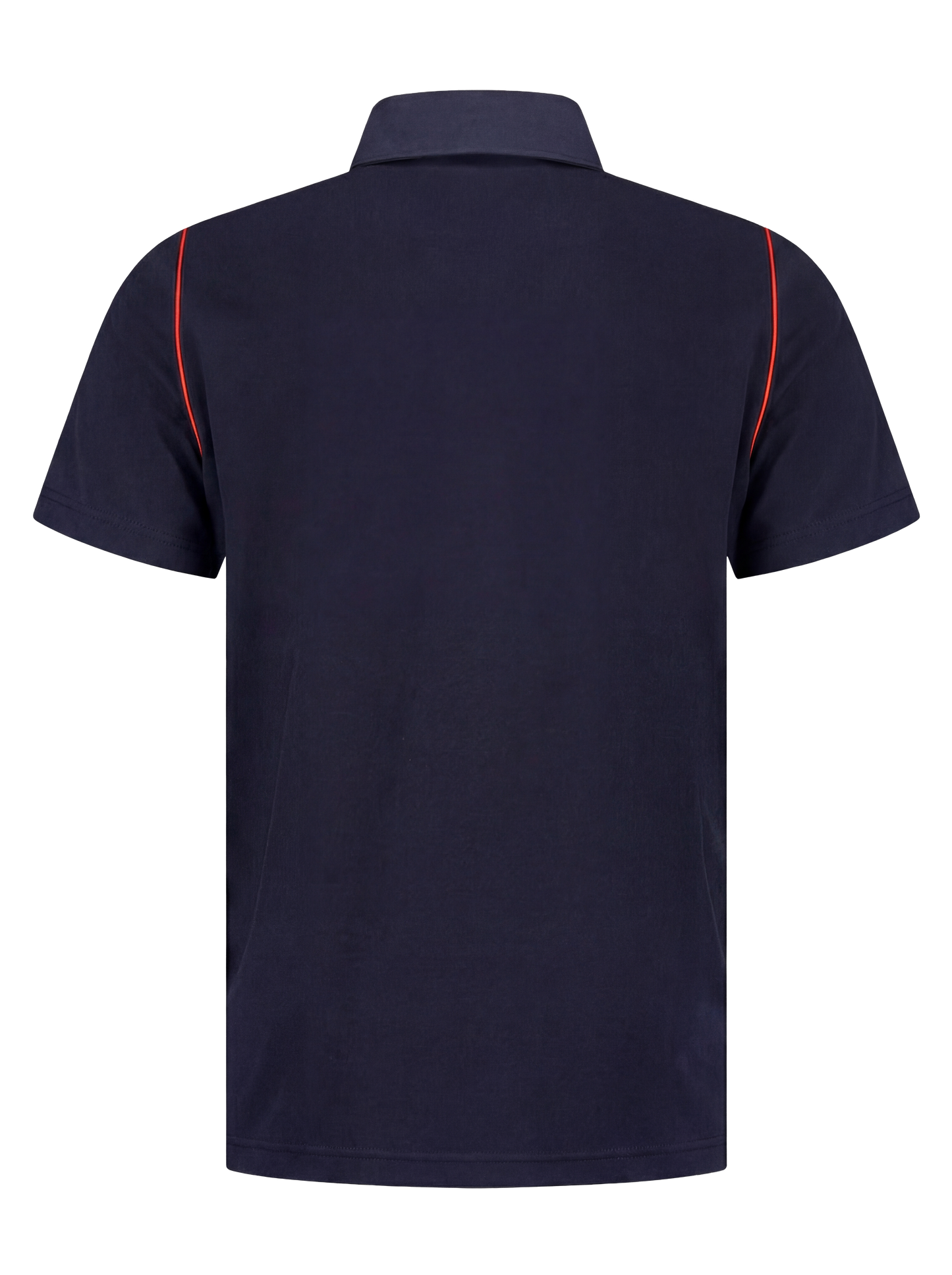 Werkpolo- navy/rood