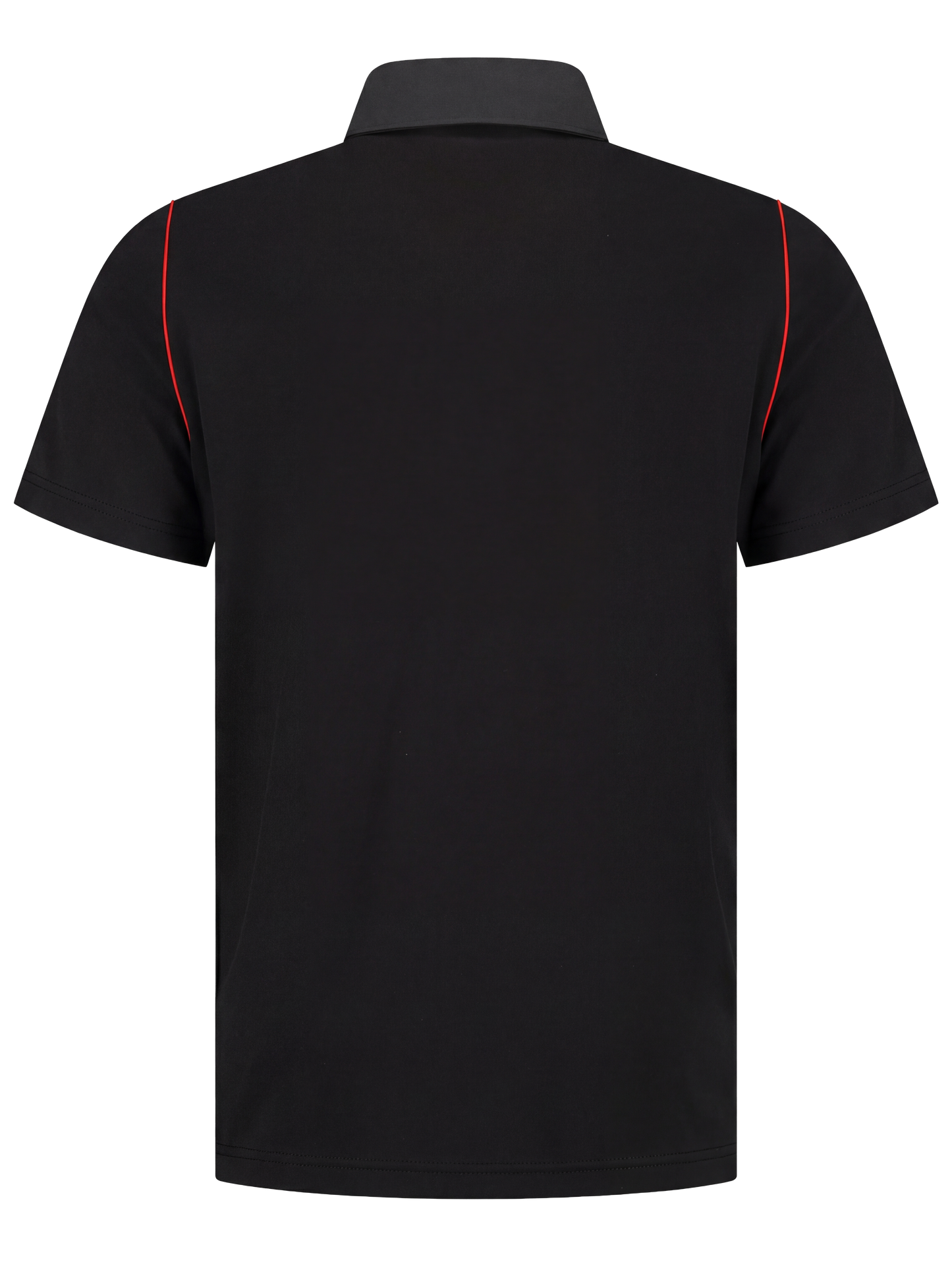 Werkpolo- zwart/rood